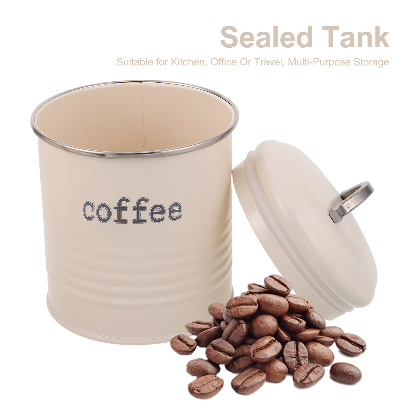 3Pcs Sealed Coffee Bean Contai - огляд і ціна Coffee Tea Set
